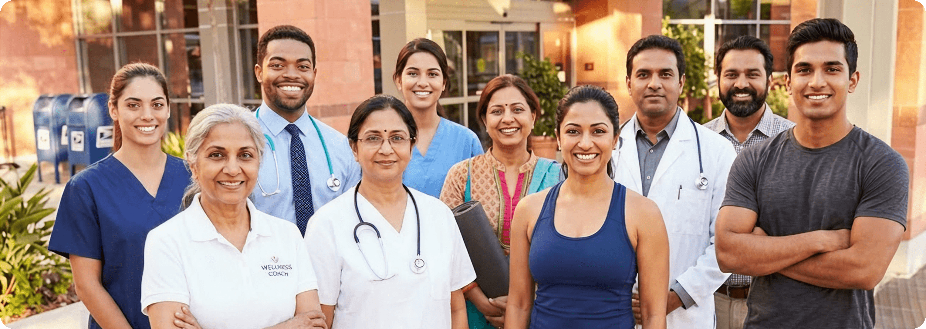 Healthcare professionals team